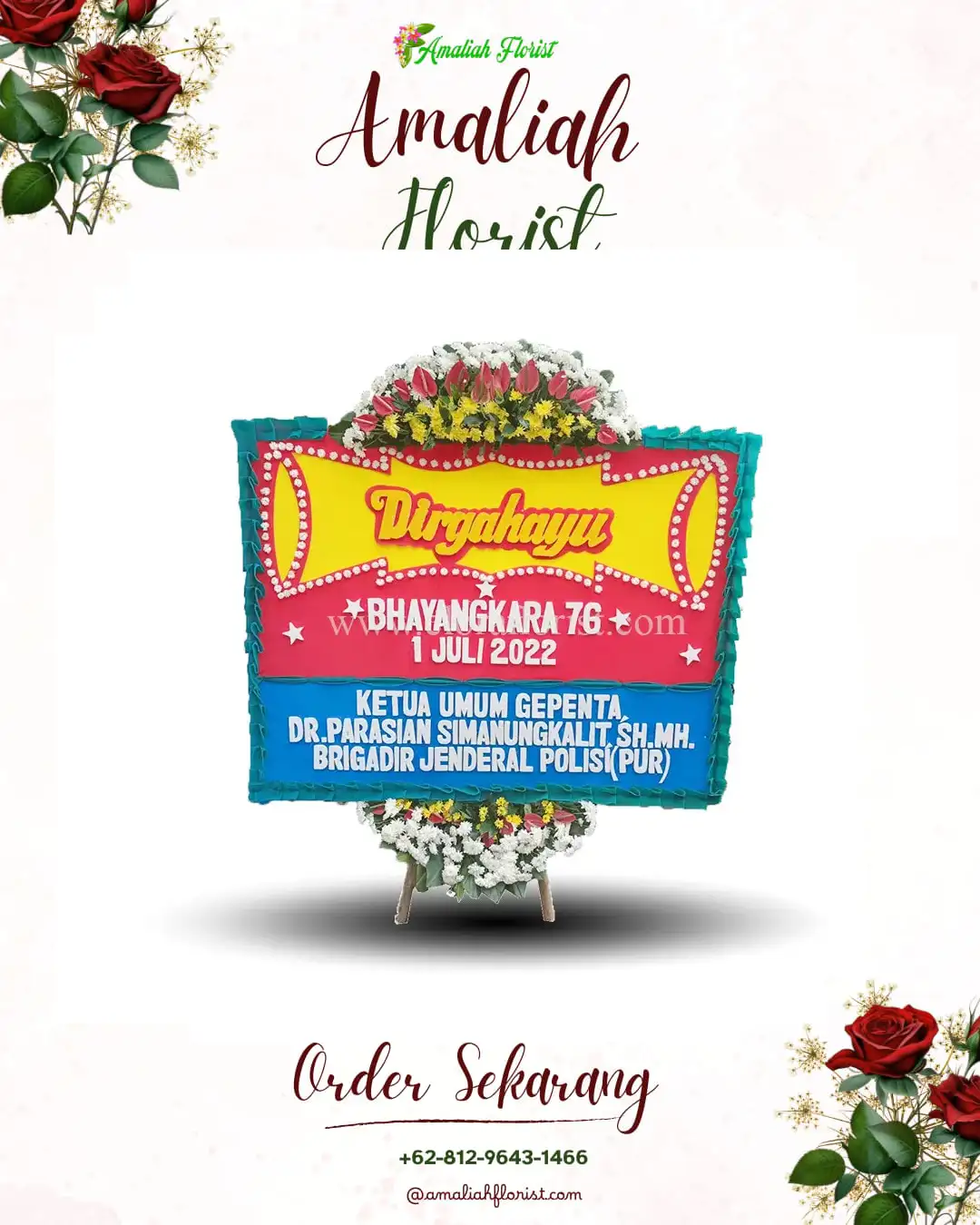 Papan Bunga HUT Ulang Tahun Adian Koting